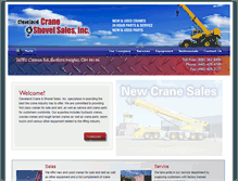 Tablet Screenshot of craneandshovel.net